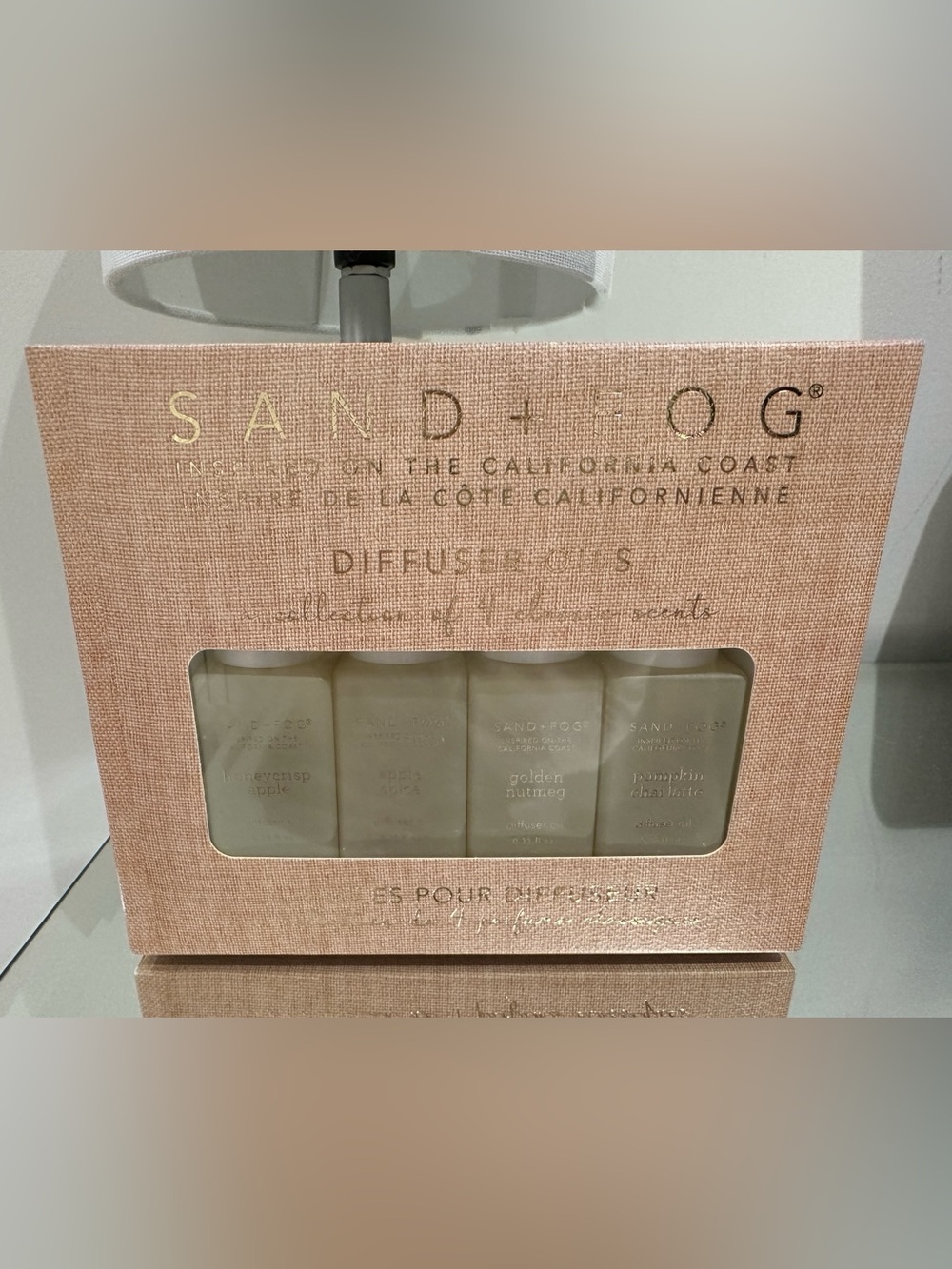 NWT Sand + Fog Diffuser Oil Set ~ Apple Spice, Honeycrisp Apple, Nutmeg, Chai